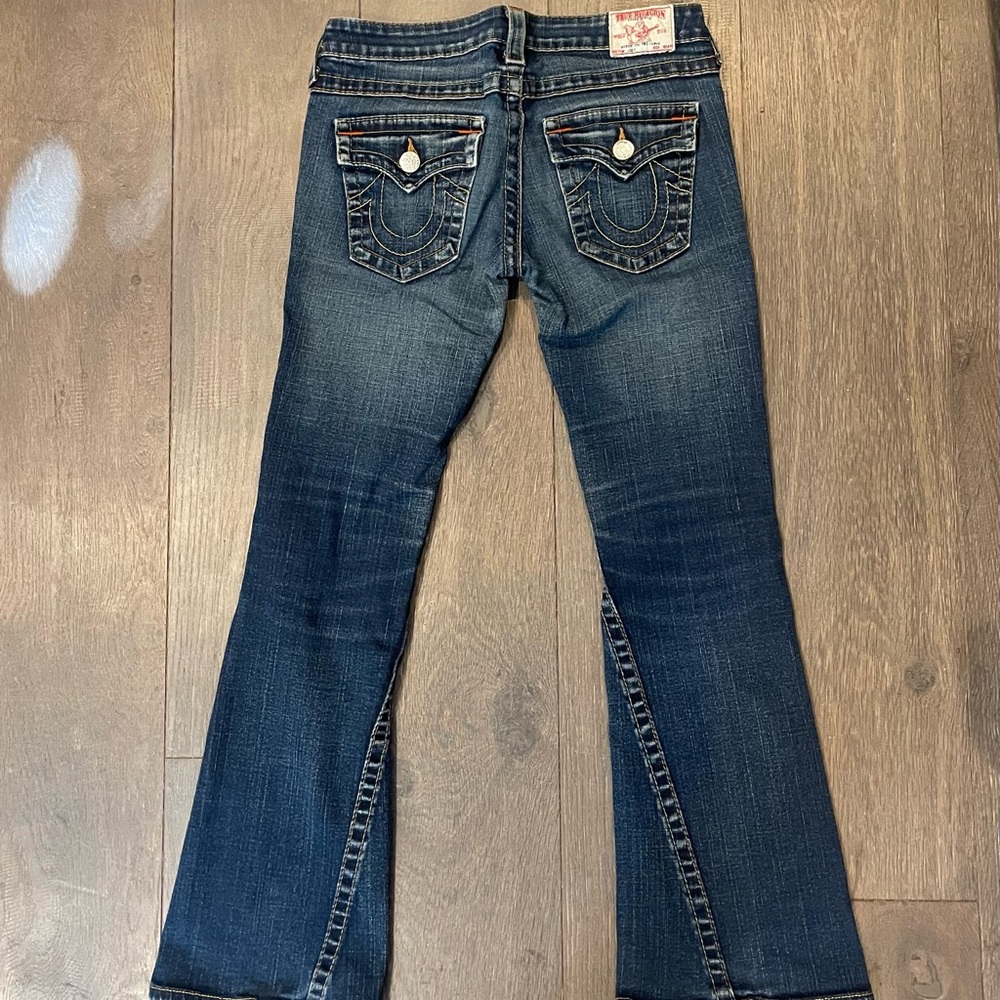 Rare True Religion Women's Joey Boot Cut Denim Jeans - Picture 2 of 4